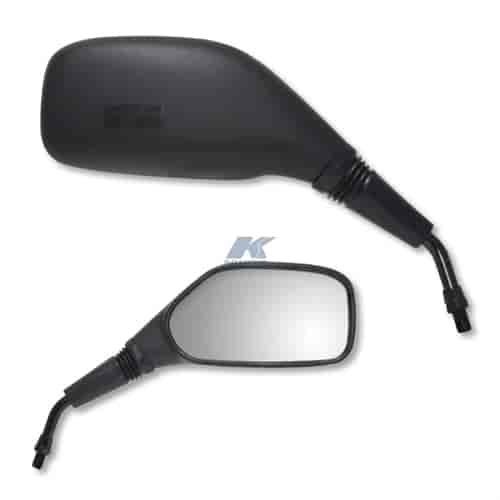Black composite Supersport mirror RH