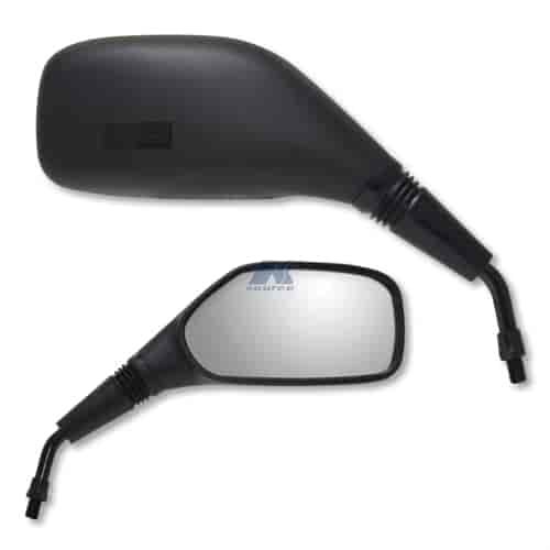 Black composite mirror RH