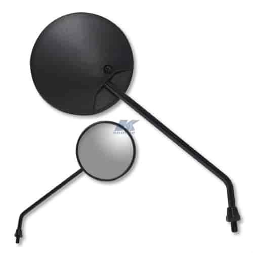 Black universal scooter mirror 8mm