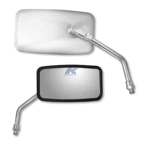 Stainless steel universal rectangular mirror
