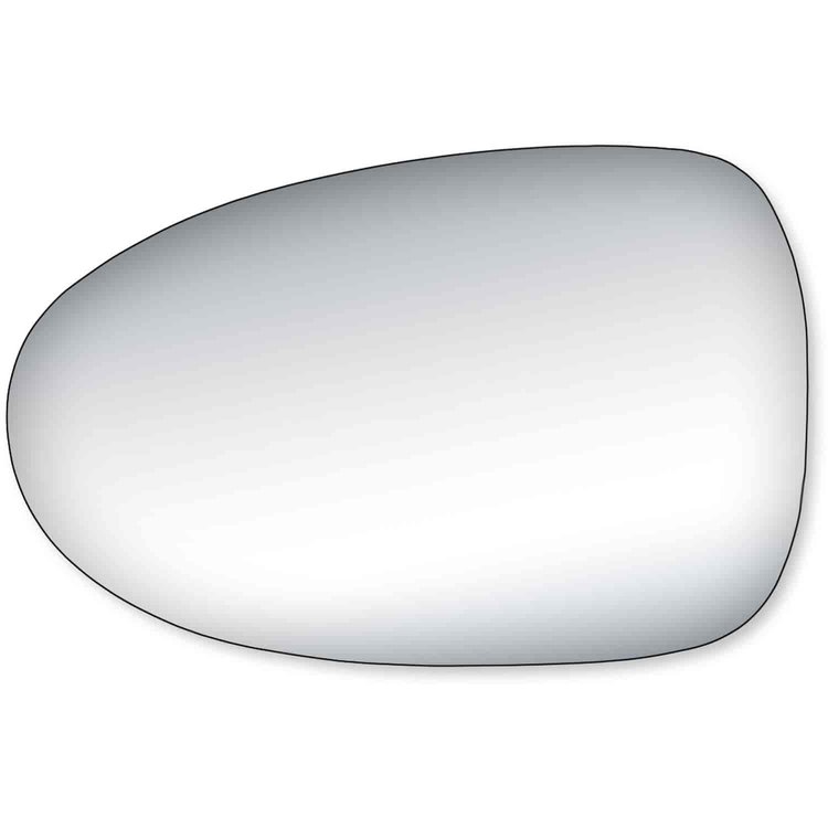 Replacement Glass for 98-01 Altima the glass measures 4 3/8 tall by 6 7/8 wide and 6 7/8 diagonally