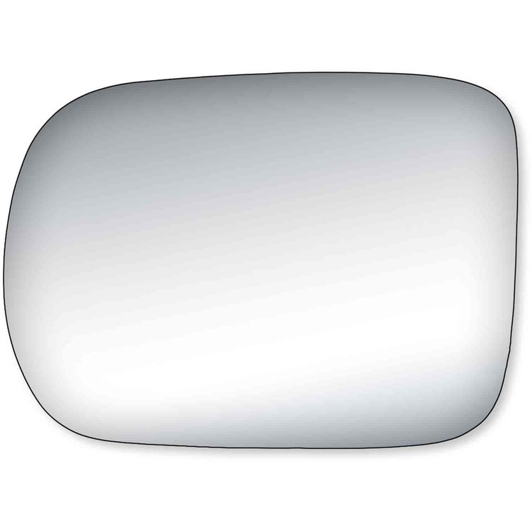 Replacement Glass for 03-08 Pilot the glass measures 5 1/8 tall by 7 wide and 7 1/2 diagonally glass
