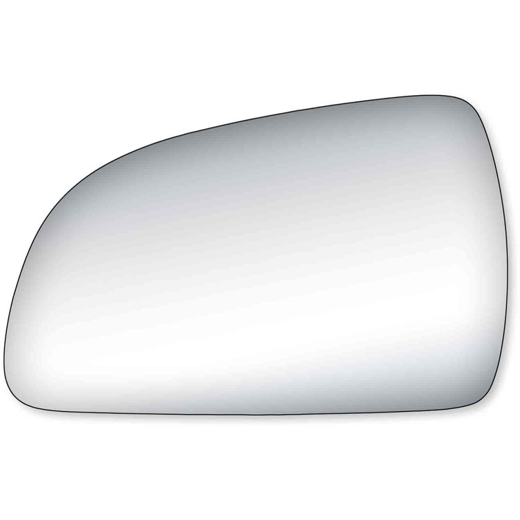 Replacement Glass for 06-10 Sonata 2.4L the glass measures 4 1/4 tall by 7 3/16 wide and 7 7/8 diago