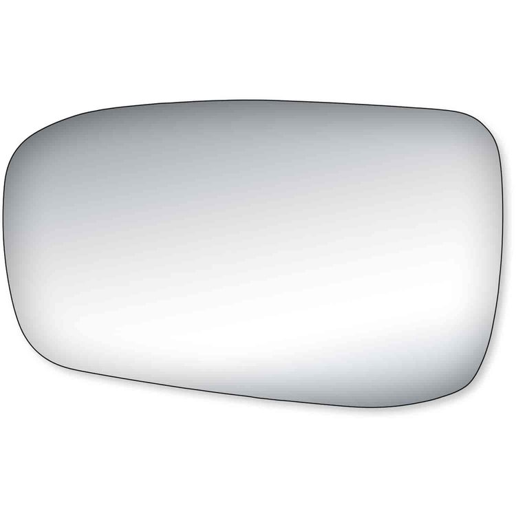 Replacement Glass for 03-07 Accord Sedan the glass measures 4 3/16 tall by 7 wide and 7 1/8 diagonal