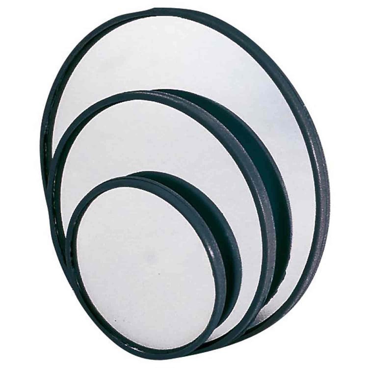 Stick-On Round Mirror This mirror is 2 inches in diameter.