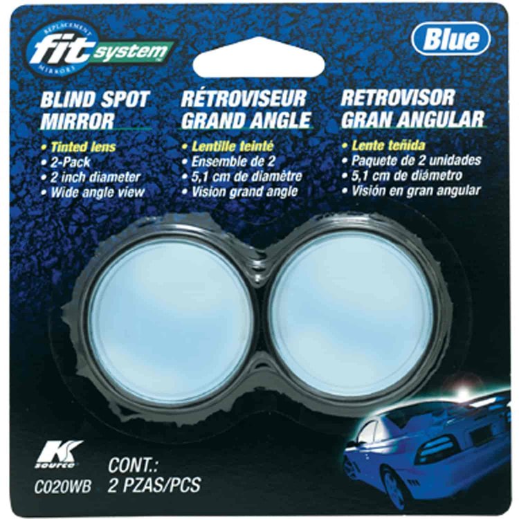 Stick-On Round Mirrors These mirrors are 2 inches in diameter.