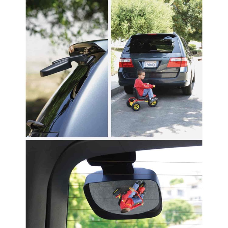 Exterior Mount Universal Spot & Back-UP Mirror
