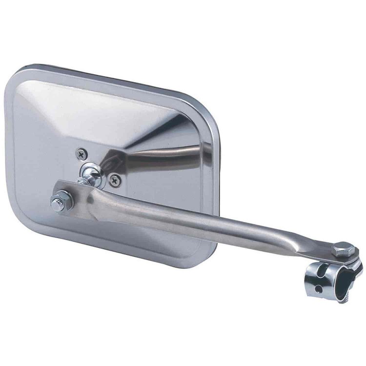 Clamp-On Rectangular Spot Mirror 4.500 in. x 8 in. with 8 in. Extension Arm