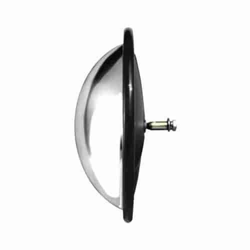 8 1/2 Round convex Extra Wide Angle Full Bubble Acrylic mirror Black Black