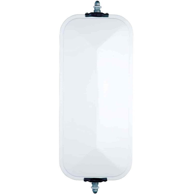 Replacement West Coast Mirror head Univ West Coast white Easy bolt on installation White Finish.