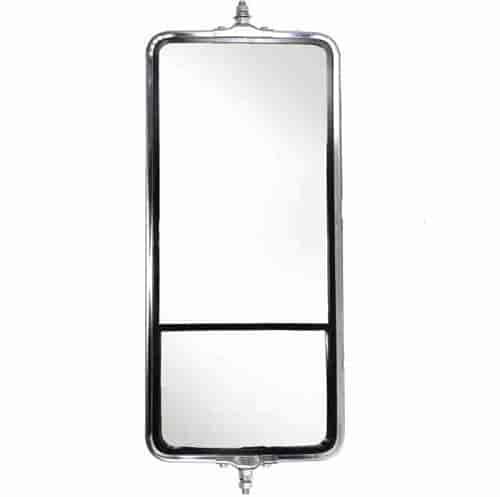 HD OE Syle West Coast Head S. Steel Dual lens Cvx bottom lensStainless Steel West Coast Mirror Head