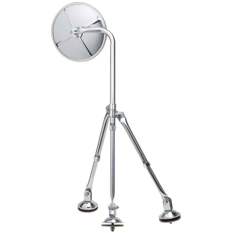 Short Tripod Mirror Assembly Short tripod assy kit w/ 8-1/2 convex SS Tripod mount Includes hardware Stainless Steel.
