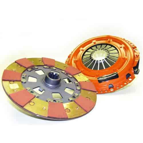 Dual Friction Clutch Includes Pressure Plate & Disc