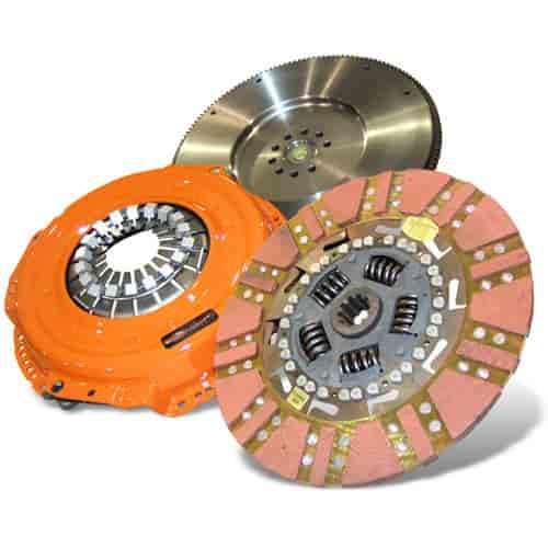 Dual Friction Clutch Includes Pressure Plate, Disc, & Flywheel