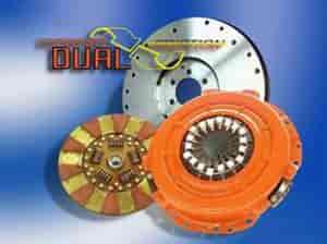 Dual Friction Clutch Includes Pressure Plate, Disc, & Flywheel