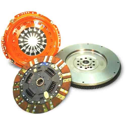Dual Friction Clutch Includes Pressure Plate, Disc, Flywheel, & Bolts