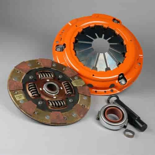 Dual Friction Clutch Includes Pressure Plate, Disc, Throwout Bearing, Pilot Bearing, & Alignment Tool