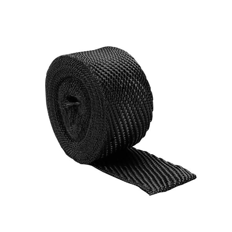 Black Titanium Exhaust Wrap Length: 25'