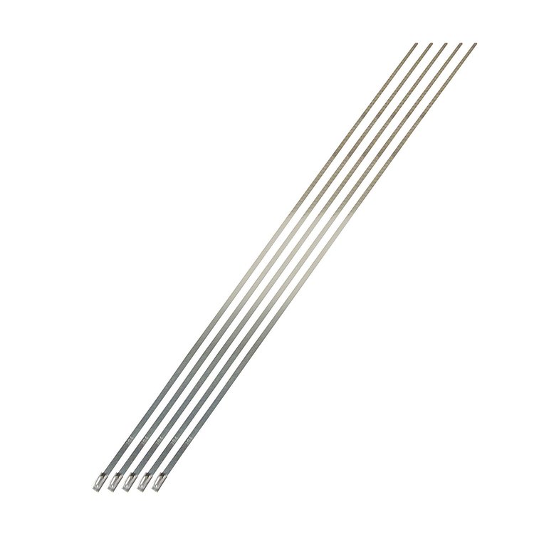 Stainless Steel Lock Ties Length: 14" (4" diameter)