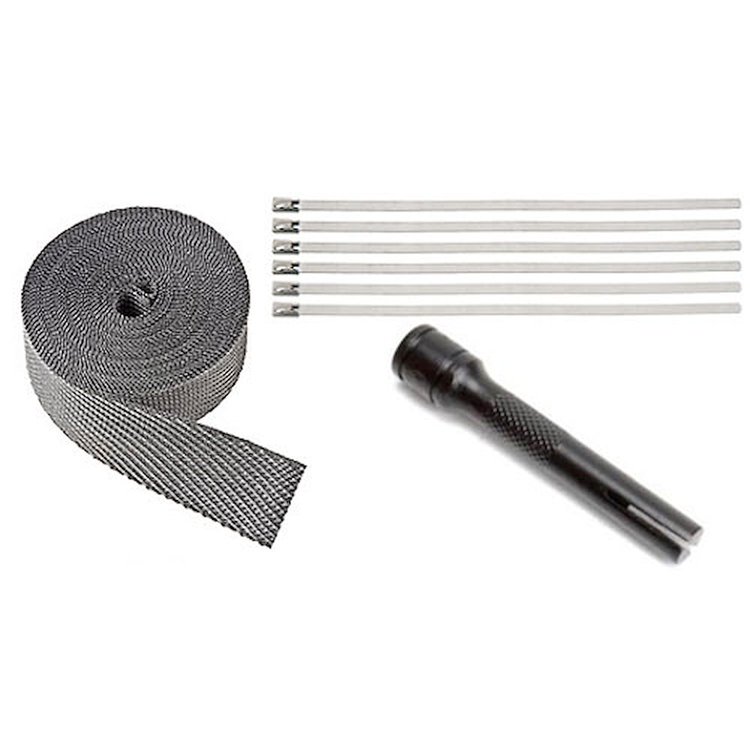 Locking Tie Tool Kit w/Snake Skin Wrap Includes: 2" x 25" Snake Skin Wrap