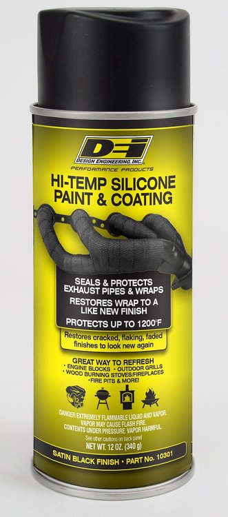 Hi-Temp Silicone Coating Black