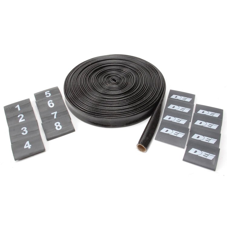 Silicone Protect-A-Wire Kit 25ft of 3/8"ID Silicone Covered Annealed Fiberglass Sleeve