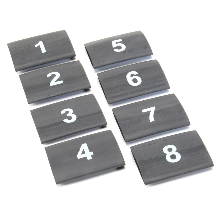Heat Shrink Numbered Wire Marker Set 8pc/set