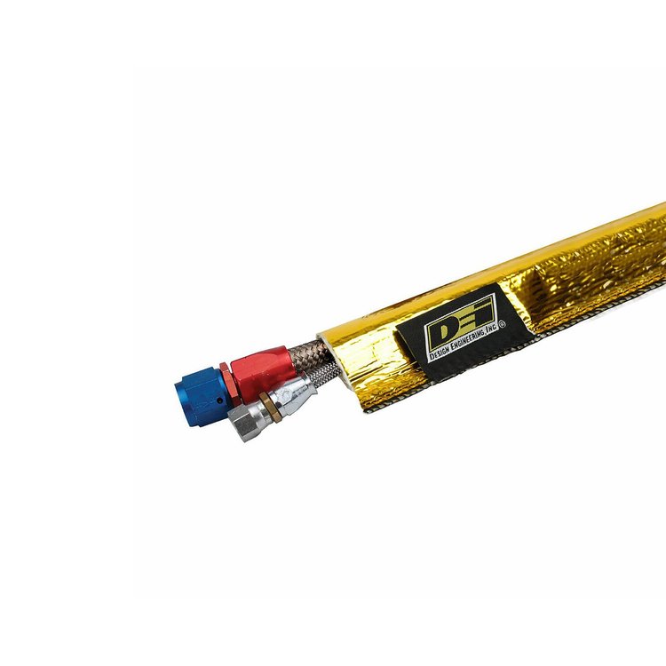 Heat Sheath Gold 1/2" ID x 3'