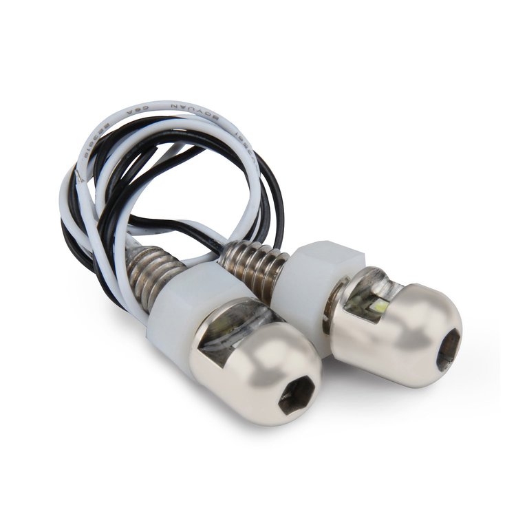 2-Piece License Plate LED Lighting Kit Satin