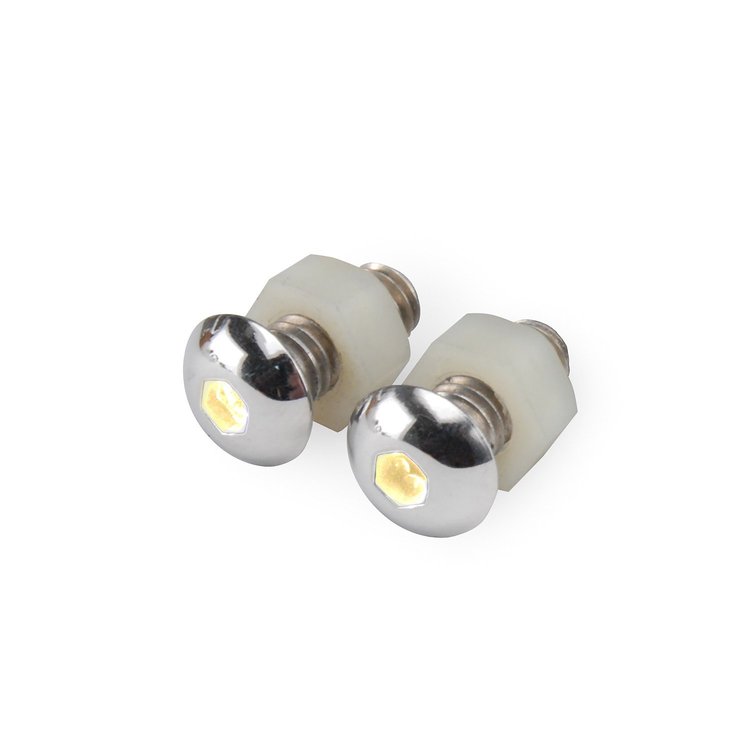 LED Buttonhead Bolts White
