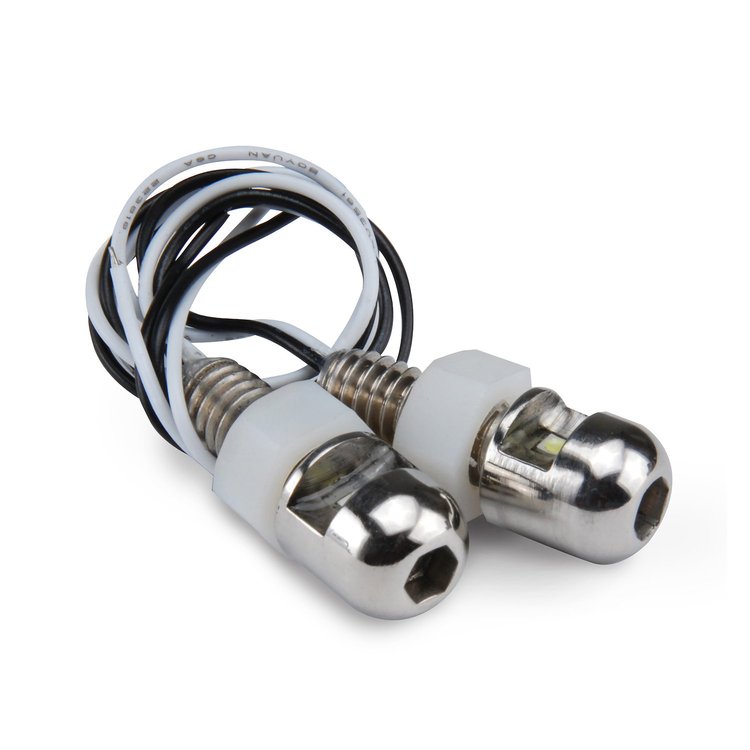 2-Piece License Plate LED Lighting Kit Polished