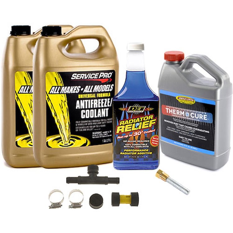 Cooling System Flush and Cool Kit Includes: (1) 16oz Bottle DEI Radiator Relief