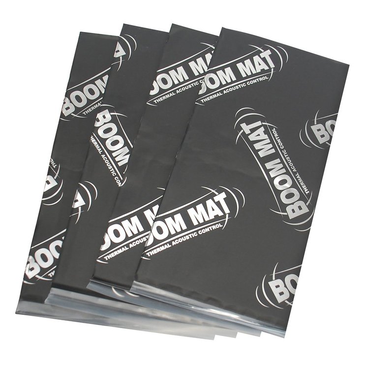 Speaker Performance Kit Includes: 2- 12" x 12.5" Boom Mat Damping Material Sheets