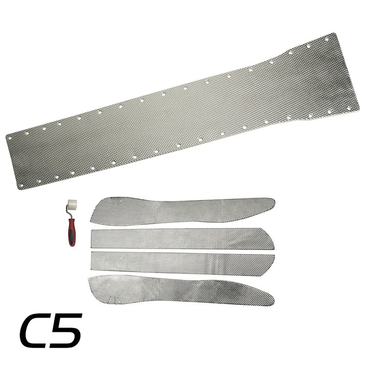 Transmission Tunnel Complete Shield Kit for C5 Corvette