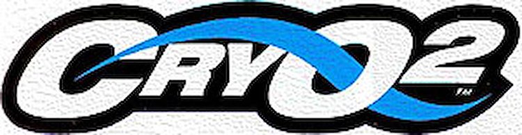 CryO2 Decal 3" x 9"