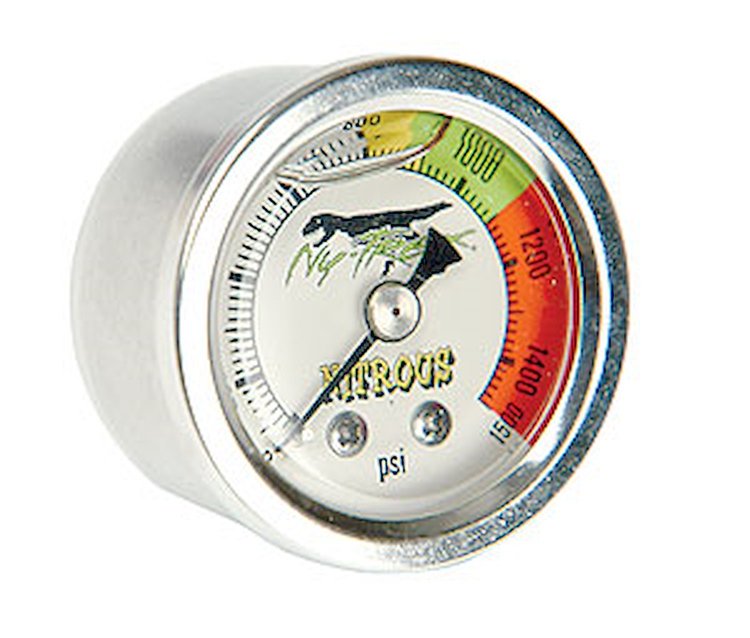 Liquid Filled Bottle Gauge 1-1/2" Diameter