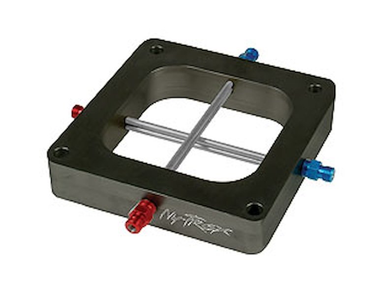 Ny-Trex Spray-Plate Dual Holley Dominator 192 Hole Plate