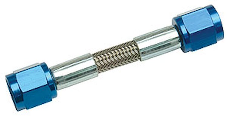 Braided Hose Line Blue, -4 AN x 2"