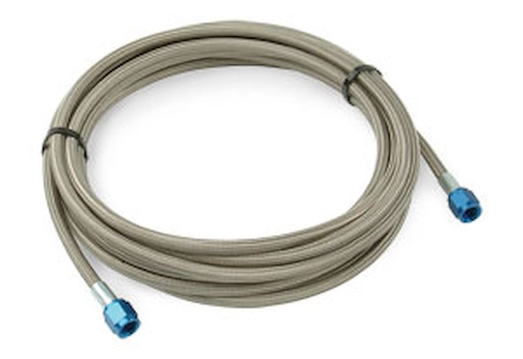 Braided Hose Line Blue, -4 AN x 3"