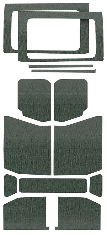 50179 Boom Mat Sound Deadening Headliner Kit 2018-Up Jeep Wrangler JL 4-Door