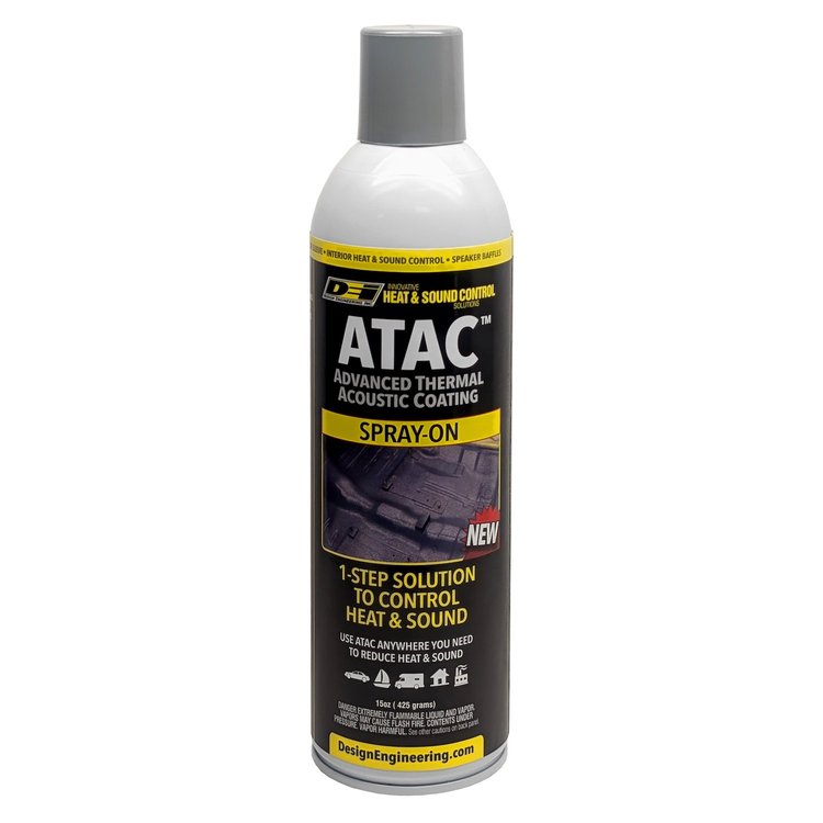 50211 ATAC (Advanced Thermal Acoustic Coating) Spray-On Coating to Control Heat & Sound [15 oz.]