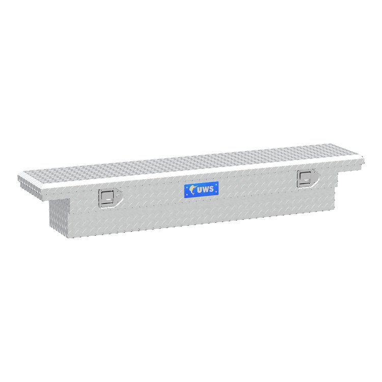 69 in. Slim-Line Crossover Low-Profile Truck Tool Box [Bright Aluminum]