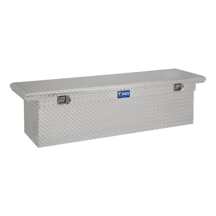 69 in. Deep Crossover Low-Profile Truck Tool Box [Bright Aluminum]