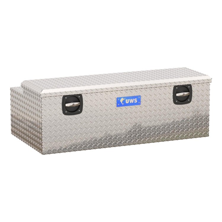 Secure Lock 48 in. Under Tonneau Chest Box [Bright Aluminum]