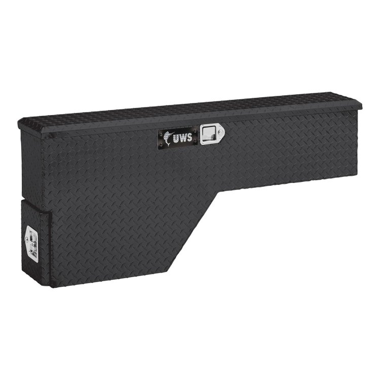 FW-48-DS-P-BLK 48 in. Passenger-Side Wheel Well Tool Box [Gloss Black]