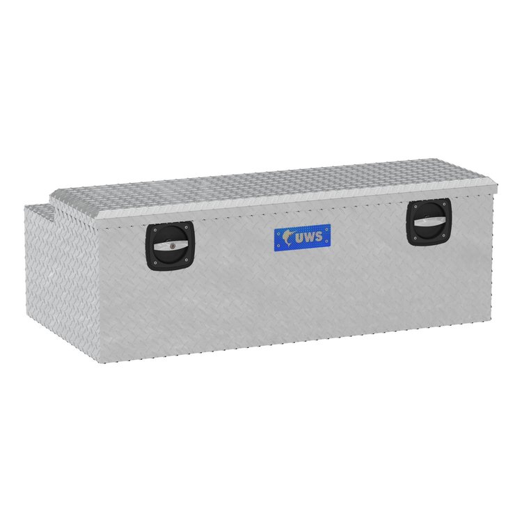 Secure Lock 48 in. Under Tonneau Chest Box [Bright Aluminum]