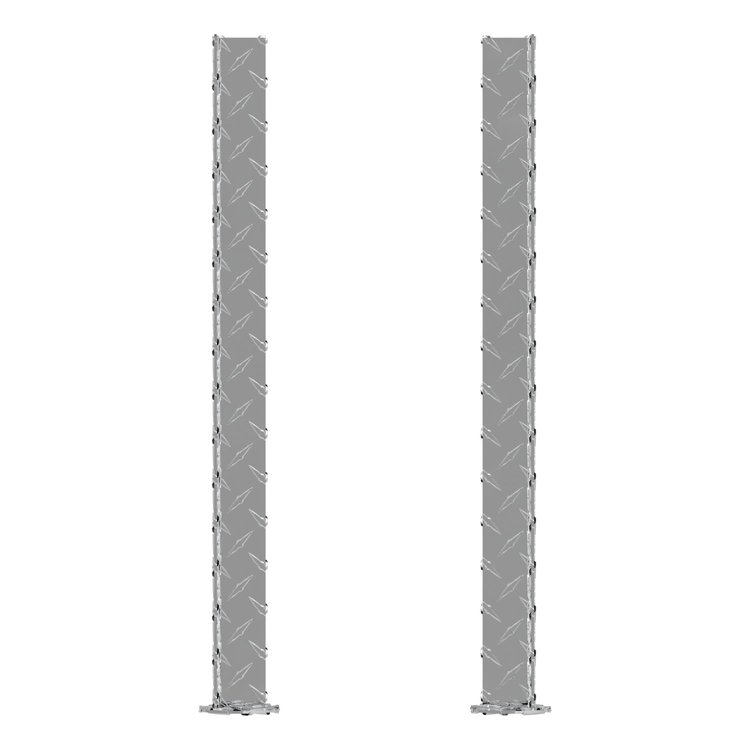 Replacement Truck Side Tool Box Leg [Bright Aluminum]