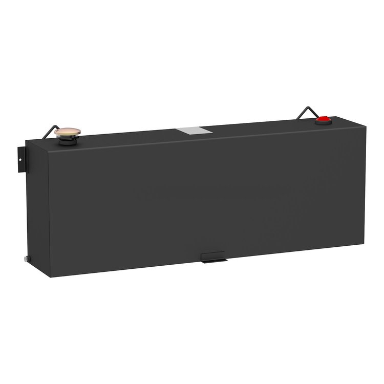 45-Gallon Rectangle Steel Transfer Tank [Matte Black]