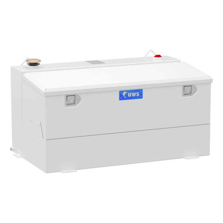 75-Gallon Combo Steel Transfer Tank [White]