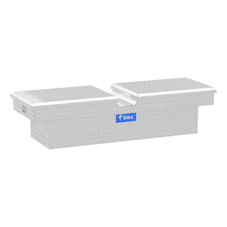 60 in. Gull Wing Crossover Truck Tool Box [Bright Aluminum]
